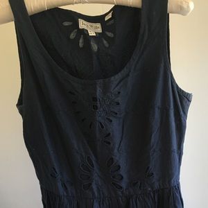 Navy blue sun dress